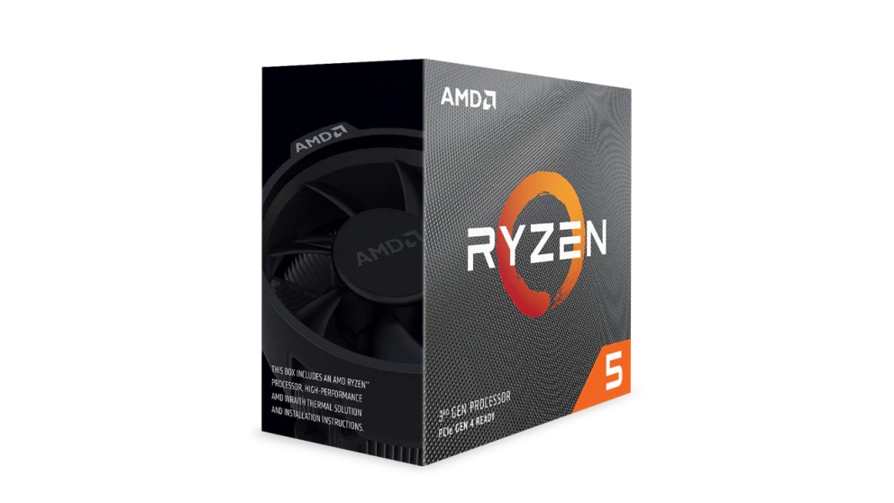 AMD Ryzen 5 3600X, 3,8/4,4GHz, 6/12 C/T, AM4, Wraith Spire Koeler, 95 Watt, no Graphics