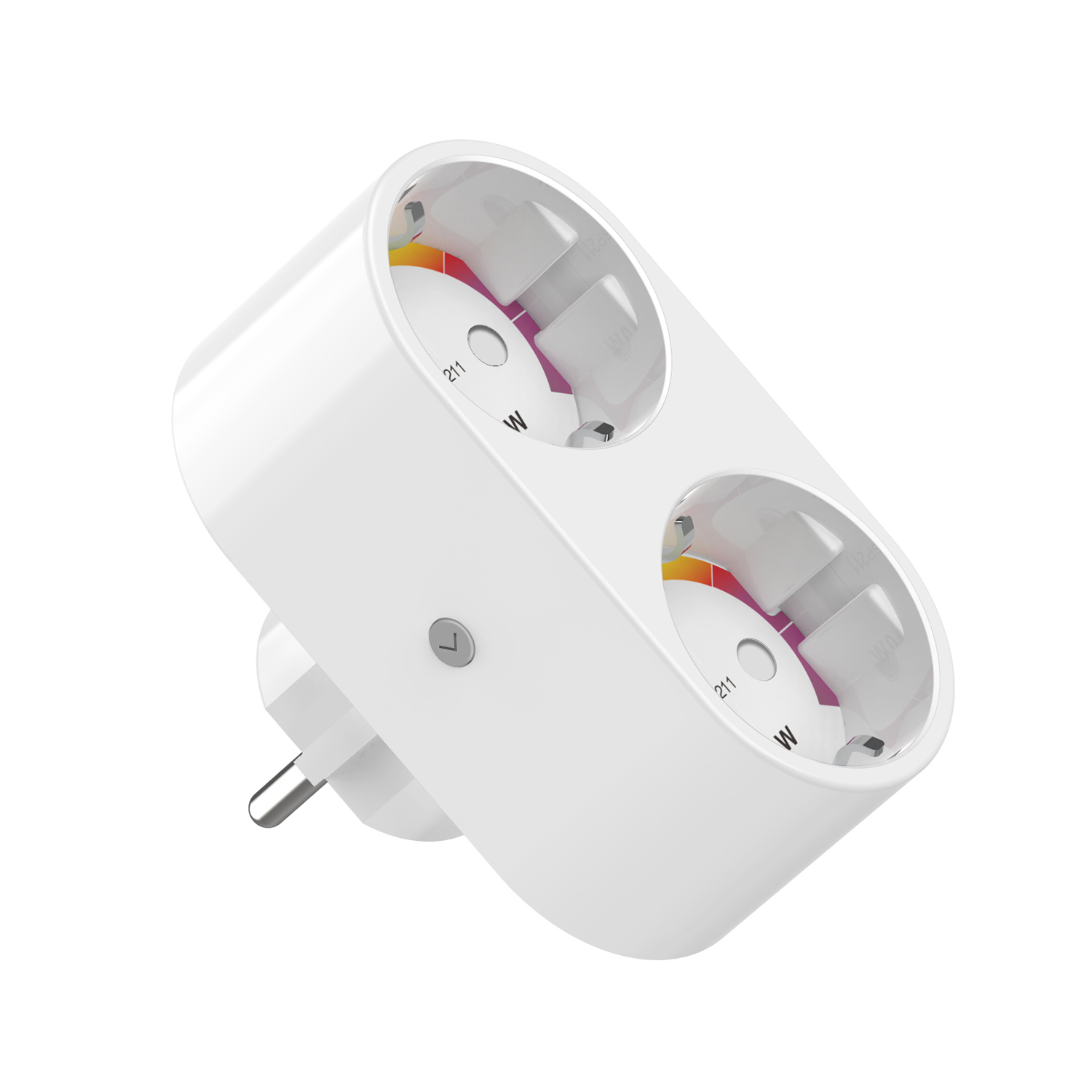 Gosund SP211 smart stopcontact dubbel, met schakelaar, Alexa and Google Home compatible