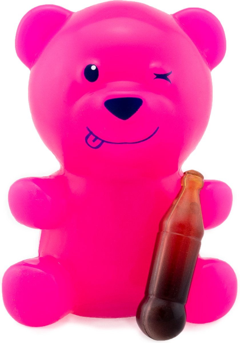Gummymals Gummy Bear roze. 12 cm groot