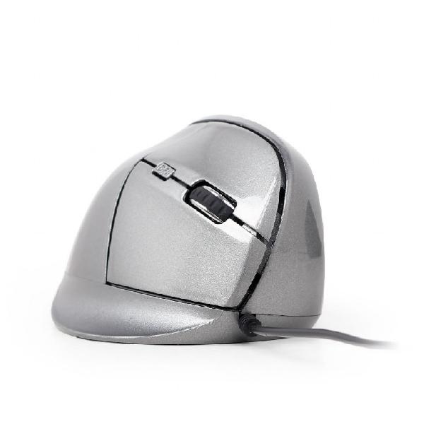 Gembird Ergonomische muis, USB 1,35m, rechtshandig, instelbaar 1200 - 3200 DPI, optisch, 6-knops, 95 x 65 x 36 mm - Space Grey
