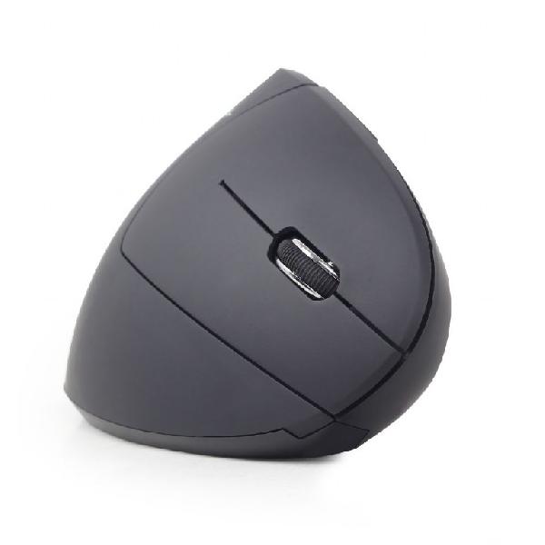 Gembird Draadloze Ergonomische muis, rechtshandig, instelbaar 800 - 1600 DPI, optisch, 6-knops, met USB Nano ontvanger, 95 x 65 x 36 mm