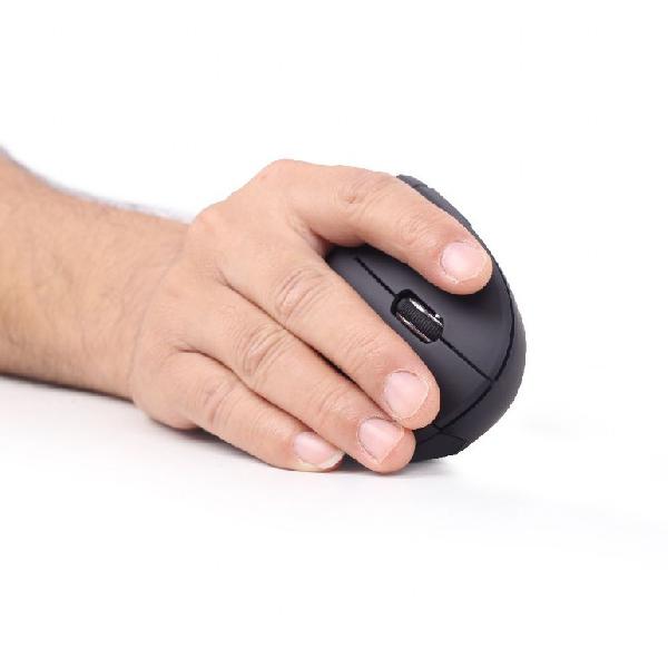 Gembird Draadloze Ergonomische muis, rechtshandig, instelbaar 800 - 1600 DPI, optisch, 6-knops, met USB Nano ontvanger, 95 x 65 x 36 mm