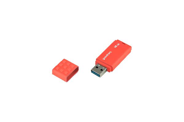 GOODRAM USB3.0 Flash Drive, 16 GB, UME3, USB A connector, Orange, 60/20 MB/s (USB3/2/1.1 comp)