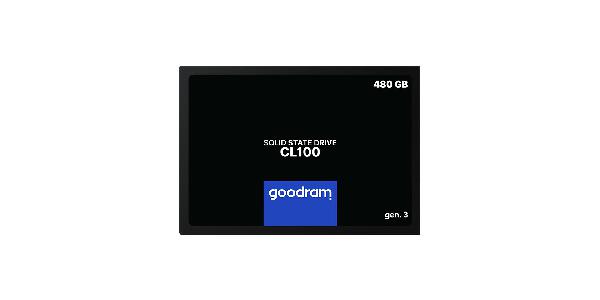 GOODRAM CL100 gen.3, SSD 2.5, 480GB SATA III, 3D TLC, Retail, 520/400 MB/s