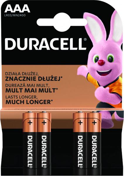 Duracell Alkaline batterij LR03 / AAA - Blister van 4