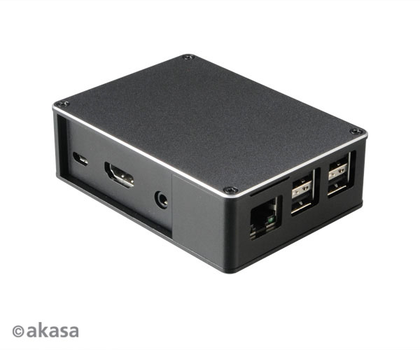 Akasa Pi Aluminium Case for Raspberry Pi and ASUS Tinker Board, Ver 2