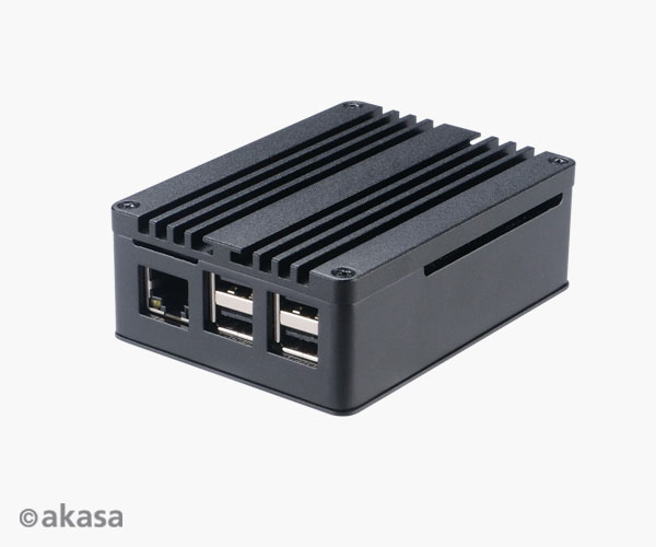 Akasa Fanless Aluminium case with Thermal Modules for Asus Tinker and Raspberry Pi