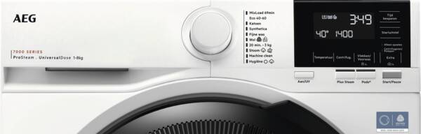 AEG Wasautomaat LR73BREMEN - wit - 8 kg 1600 Toerental/min breedte: 59,6 cm hoogte: 84,7 cm diepte: 60,2 cm