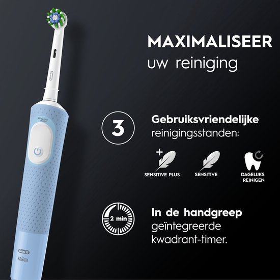 Oral-B Vitality Pro - Blauw - Elektrische Tandenborstel