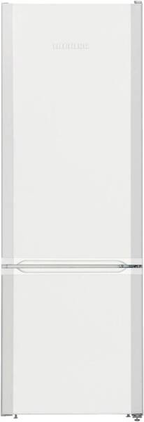 Liebherr Koel-/vriescombinatie CUe 2831-26 - wit - 212 liter koel Automatisch ontdooisysteem Superkoelen Flessenplateau/rek (liggend) 4 Glasplateaus 2 Groentelade(n) LED 54 liter vries 2 Lades Energieklasse E breedte: 55 cm hoogte: 16cm diepte: 63 cm