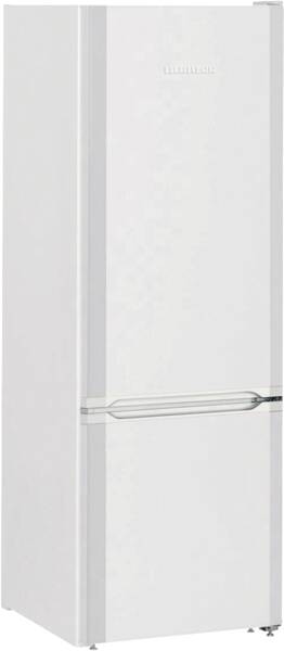 Liebherr Koel-/vriescombinatie CUe 2831-26 - wit - 212 liter koel Automatisch ontdooisysteem Superkoelen Flessenplateau/rek (liggend) 4 Glasplateaus 2 Groentelade(n) LED 54 liter vries 2 Lades Energieklasse E breedte: 55 cm hoogte: 16cm diepte: 63 cm