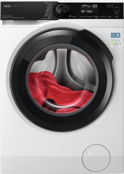 AEG Wasautomaat LR76DRESDEN - wit - 10 kg 1600 Toeren CareDrum Display UniversalDose PreciseWash Refresh Inverter motor Aquacontrol Energieklasse A breedte: 59,7 cm hoogte: 84,7 cm diepte: 66 cm