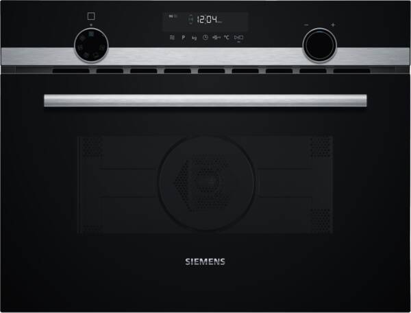 Siemens Magnetron combi CM585AGS1 zwart-RVS