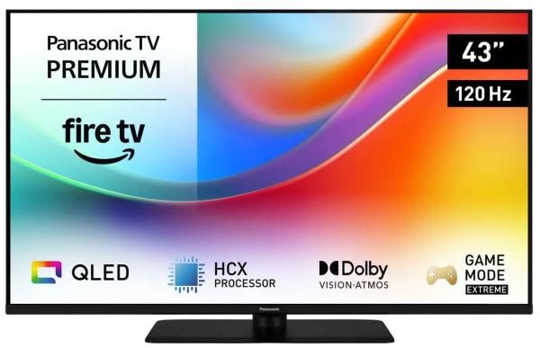 Panasonic QLED Televisie 43W85BEZC 43 inch 108cm 3840x2160 120 Hz-Technologie